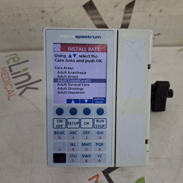 Baxter Baxter Sigma Spectrum 8.00.03 w/o Battery Infusion Pump Infusion Pump reLink Medical