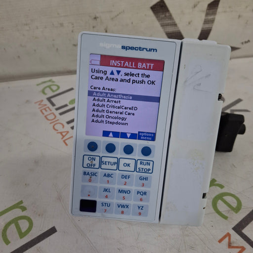 Baxter Baxter Sigma Spectrum 8.00.05 w/o Battery Infusion Pump Infusion Pump reLink Medical