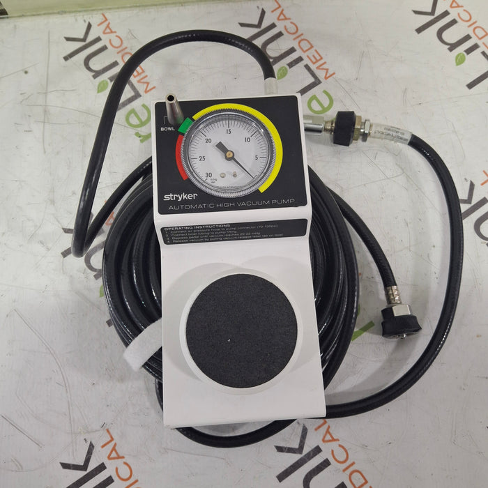 Stryker Stryker 206-500 Automatic High Vacuum Foot Pump Electrosurgical Units reLink Medical