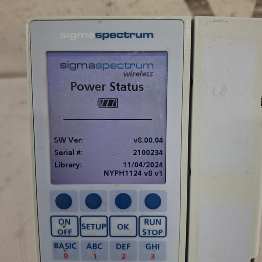 Baxter Baxter Sigma Spectrum 8.00.04 w/o Battery Infusion Pump Infusion Pump reLink Medical
