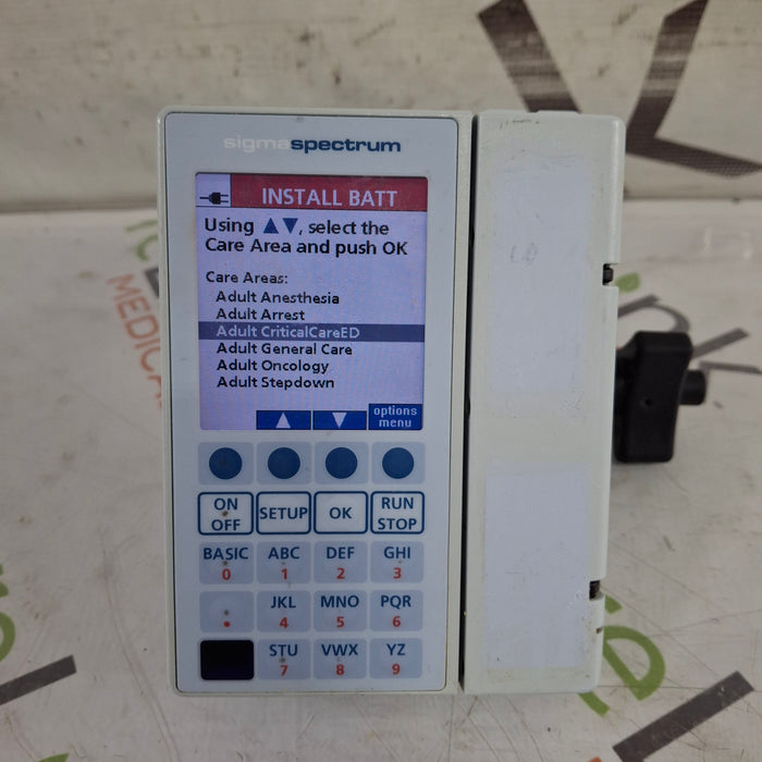Baxter Baxter Sigma Spectrum 8.00.04 w/o Battery Infusion Pump Infusion Pump reLink Medical