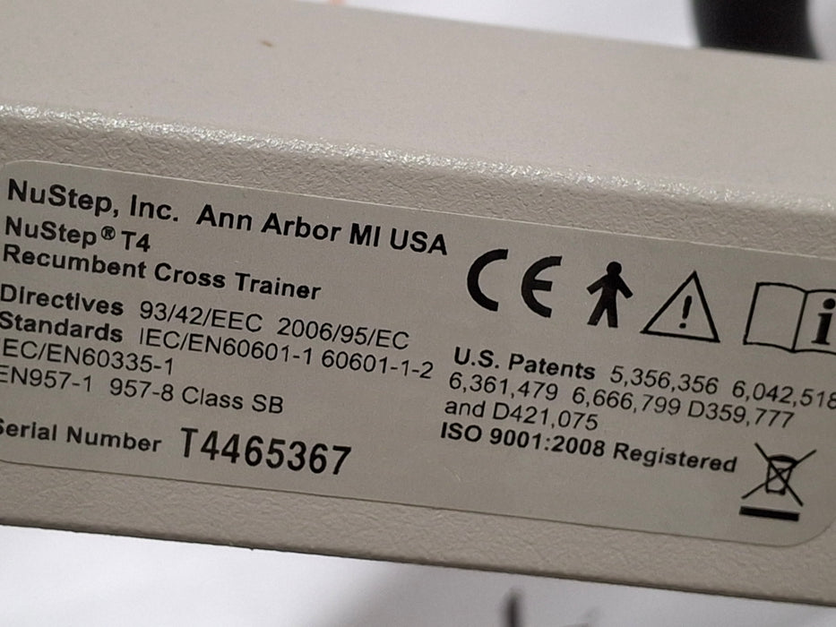 NuStep, Inc. NuStep, Inc. T4 Recumbent Cross Trainer Fitness and Rehab Equipment reLink Medical