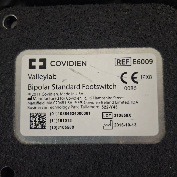 Valleylab Valleylab E6009 BiPolar Footswitch Electrosurgical Units reLink Medical