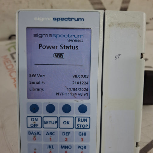 Baxter Baxter Sigma Spectrum 8.00.03 w/o Battery Infusion Pump Infusion Pump reLink Medical
