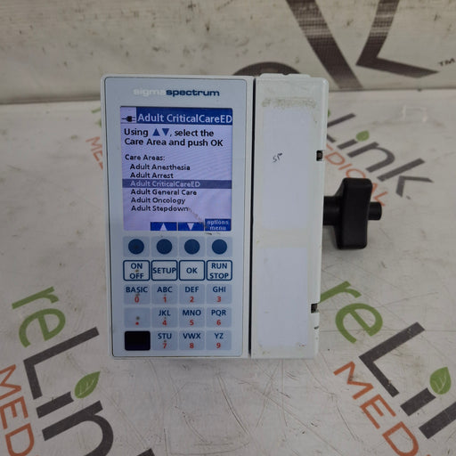 Baxter Baxter Sigma Spectrum 8.00.03 w/o Battery Infusion Pump Infusion Pump reLink Medical