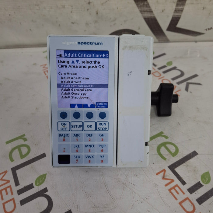 Baxter Baxter Sigma Spectrum 8.00.03 w/o Battery Infusion Pump Infusion Pump reLink Medical