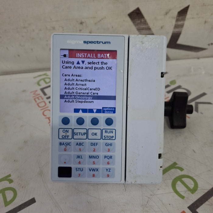 Baxter Sigma Spectrum 8.00.05 w/o Battery Infusion Pump