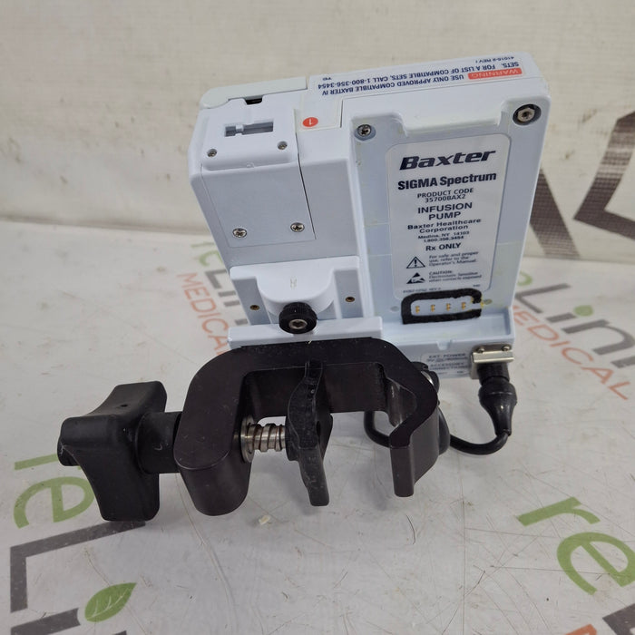 Baxter Baxter Sigma Spectrum 8.01.00 w/o Battery Infusion Pump Infusion Pump reLink Medical