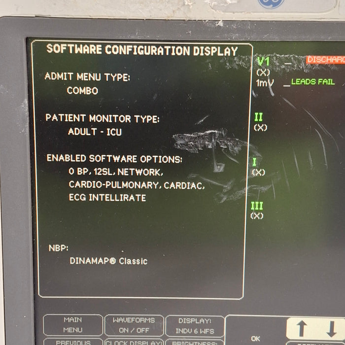 GE Healthcare Dash 4000 - GE/Nellcor SpO2 Patient Monitor