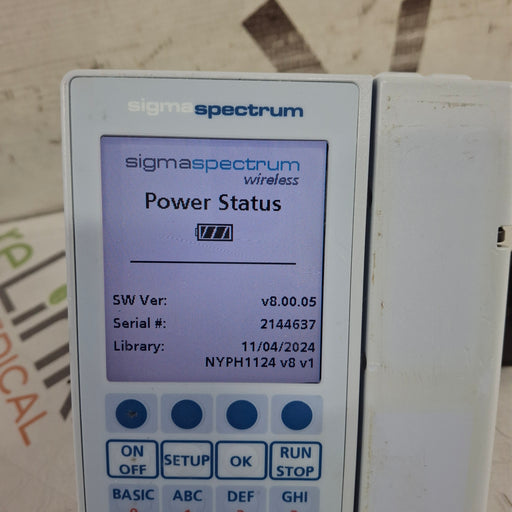 Baxter Baxter Sigma Spectrum 8.00.05 w/o Battery Infusion Pump Infusion Pump reLink Medical