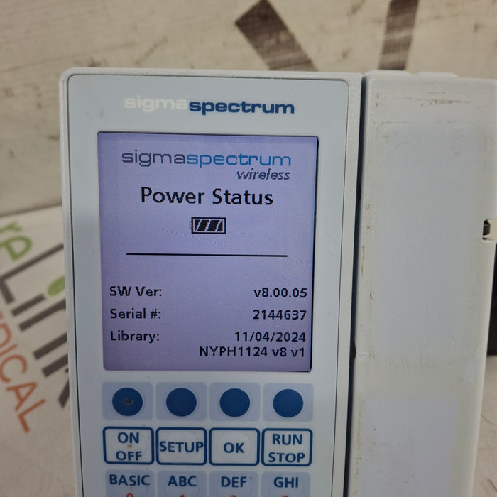 Baxter Baxter Sigma Spectrum 8.00.05 w/o Battery Infusion Pump Infusion Pump reLink Medical