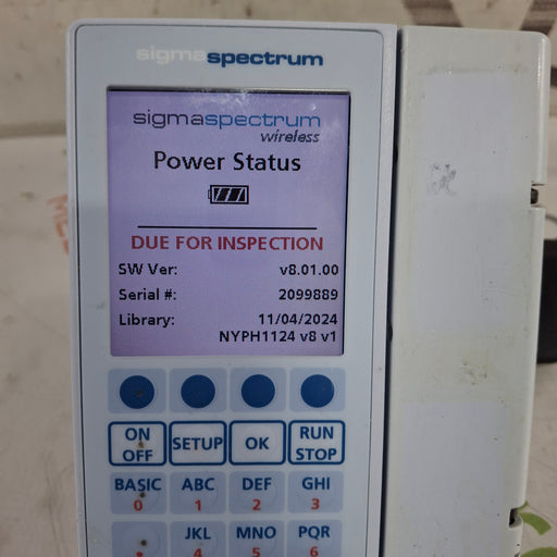 Baxter Baxter Sigma Spectrum 8.01.00 w/o Battery Infusion Pump Infusion Pump reLink Medical