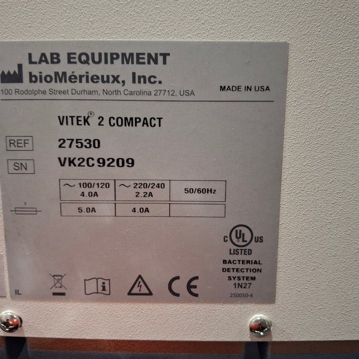 BioMerieux Vitek 2 Compact Automated Microbiological Analyzer