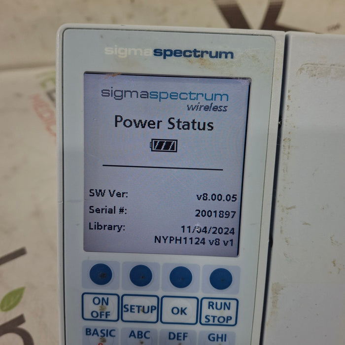 Baxter Baxter Sigma Spectrum 8.00.05 w/o Battery Infusion Pump Infusion Pump reLink Medical