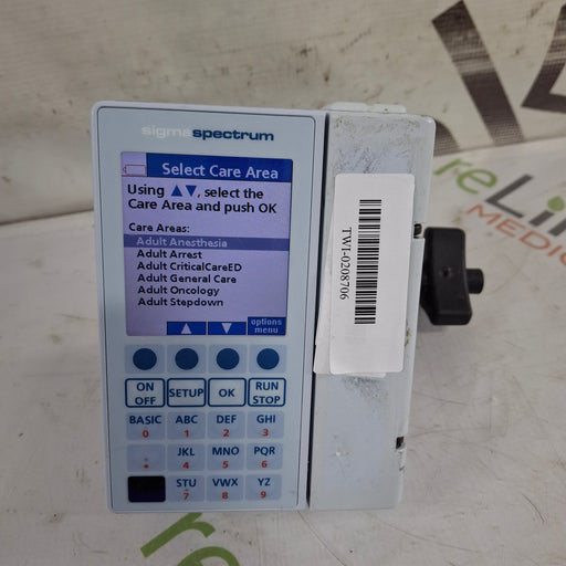 Baxter Baxter Sigma Spectrum 8.01.00 w/o Battery Infusion Pump Infusion Pump reLink Medical