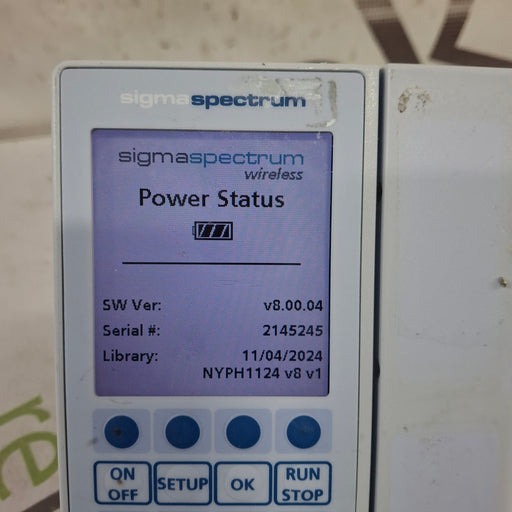 Baxter Baxter Sigma Spectrum 8.00.04 w/o Battery Infusion Pump Infusion Pump reLink Medical
