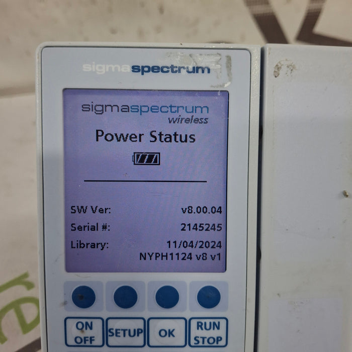 Baxter Baxter Sigma Spectrum 8.00.04 w/o Battery Infusion Pump Infusion Pump reLink Medical