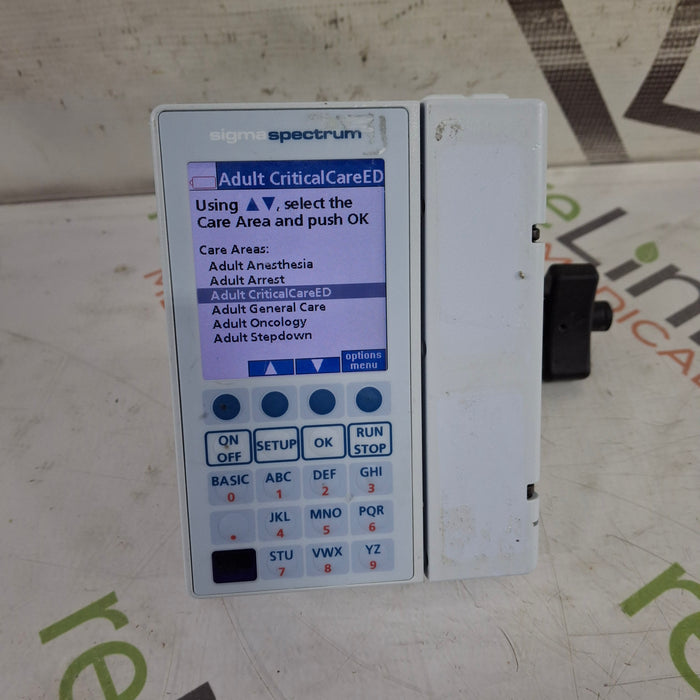 Baxter Baxter Sigma Spectrum 8.00.04 w/o Battery Infusion Pump Infusion Pump reLink Medical