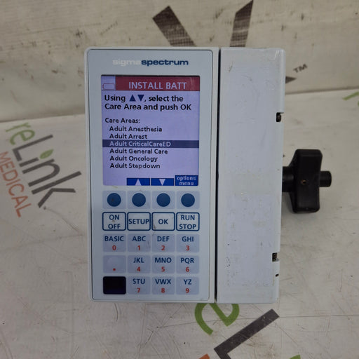 Baxter Baxter Sigma Spectrum 8.00.04 w/o Battery Infusion Pump Infusion Pump reLink Medical