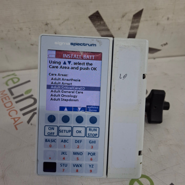 Baxter Sigma Spectrum 8.00.04 w/o Battery Infusion Pump
