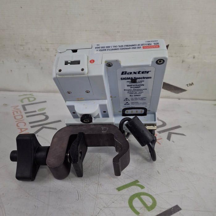 Baxter Sigma Spectrum 8.00.04 w/o Battery Infusion Pump