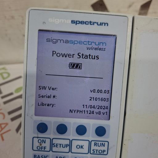Baxter Baxter Sigma Spectrum 8.00.03 w/o Battery Infusion Pump Infusion Pump reLink Medical