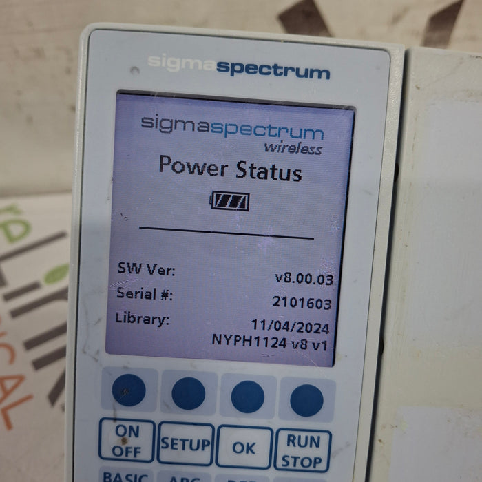 Baxter Baxter Sigma Spectrum 8.00.03 w/o Battery Infusion Pump Infusion Pump reLink Medical