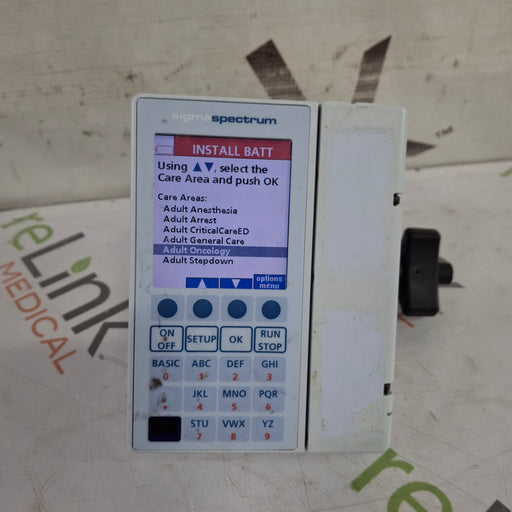 Baxter Baxter Sigma Spectrum 8.00.03 w/o Battery Infusion Pump Infusion Pump reLink Medical