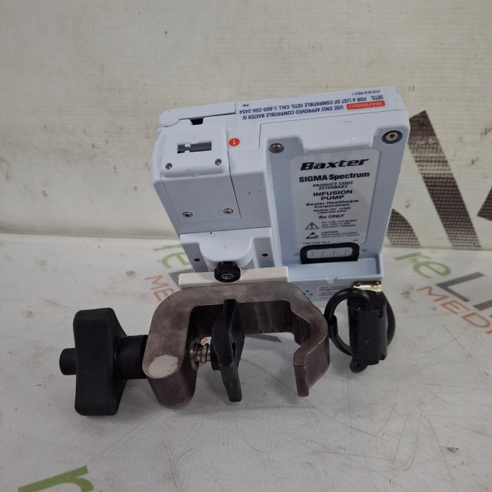 Baxter Baxter Sigma Spectrum 8.01.00 w/o Battery Infusion Pump Infusion Pump reLink Medical