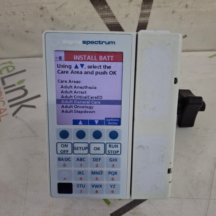 Baxter Baxter Sigma Spectrum 8.00.03 w/o Battery Infusion Pump Infusion Pump reLink Medical