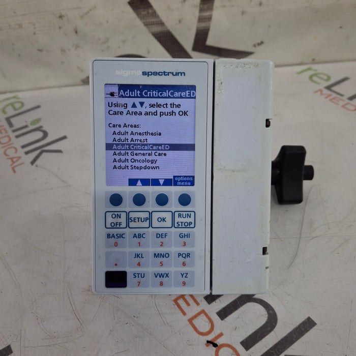 Baxter Sigma Spectrum 8.00.04 w/o Battery Infusion Pump
