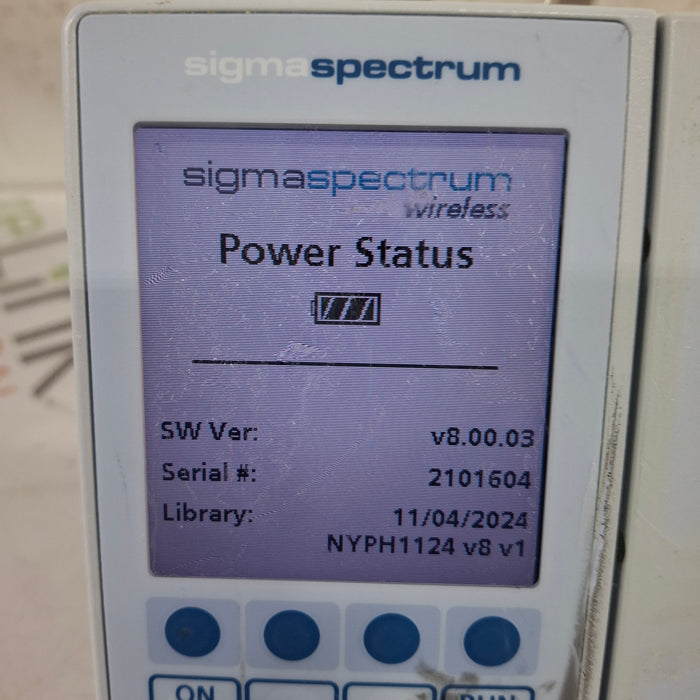 Baxter Sigma Spectrum 8.00.03 w/o Battery Infusion Pump