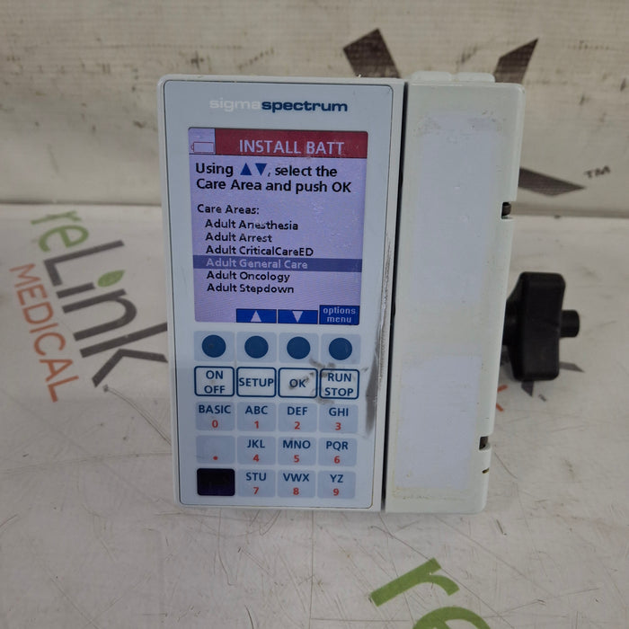 Baxter Sigma Spectrum 8.00.03 w/o Battery Infusion Pump