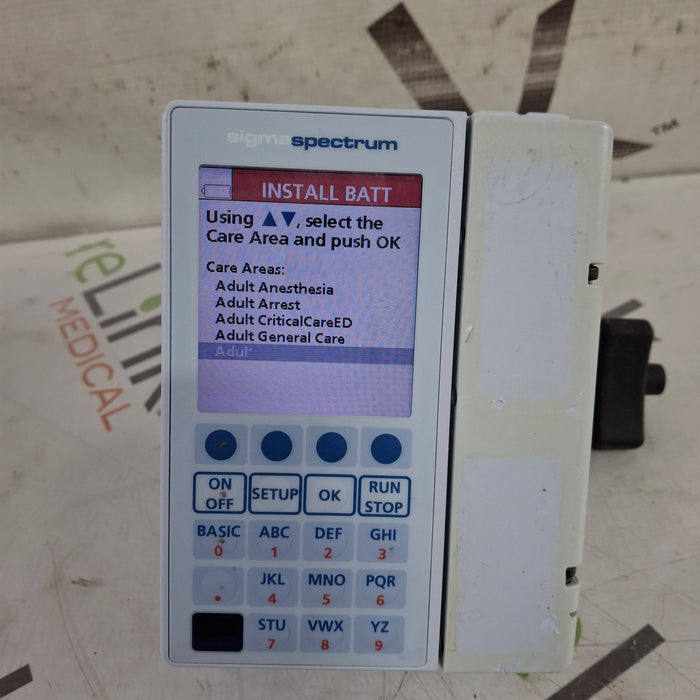 Baxter Baxter Sigma Spectrum 8.01.00 w/o Battery Infusion Pump Infusion Pump reLink Medical