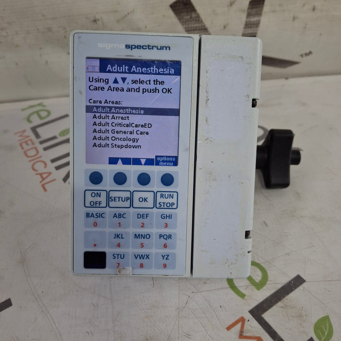 Baxter Baxter Sigma Spectrum 8.00.05 w/o Battery Infusion Pump Infusion Pump reLink Medical