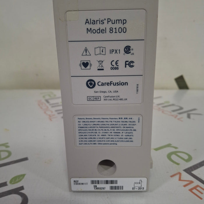 CareFusion Alaris 8100 LVP Infusion Pump Module