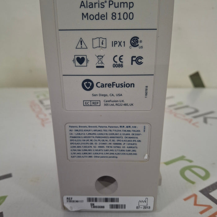 CareFusion Alaris 8100 LVP Infusion Pump Module