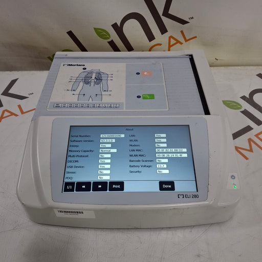 Mortara Mortara Eli 280 ECG Cardiology reLink Medical