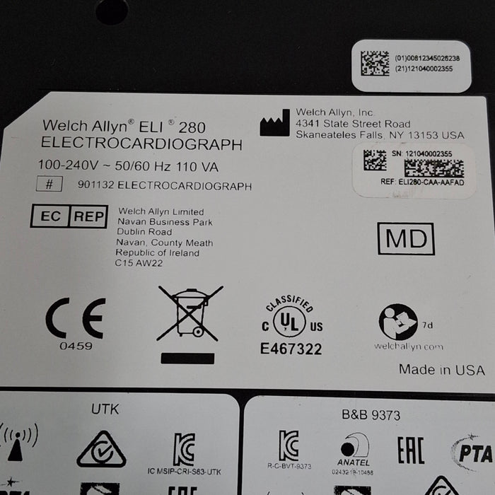 Mortara Mortara Eli 280 ECG Cardiology reLink Medical