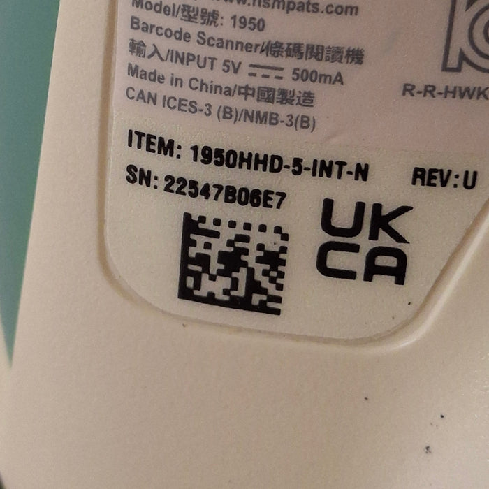 Honeywell Xenon 1950H Barcode scanner