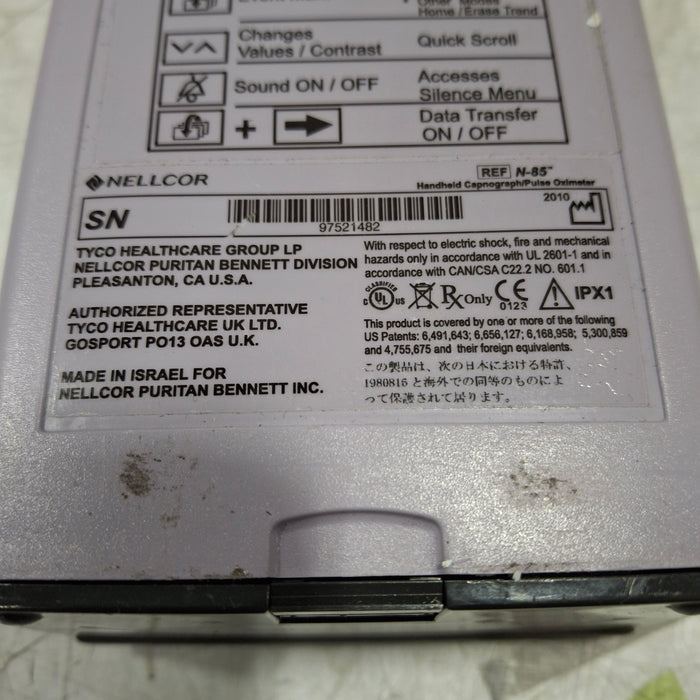 Nellcor N-85 Pulse Oximeter