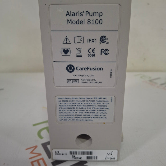 CareFusion Alaris 8100 LVP Infusion Pump Module