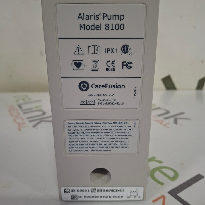 CareFusion Alaris 8100 LVP Infusion Pump Module