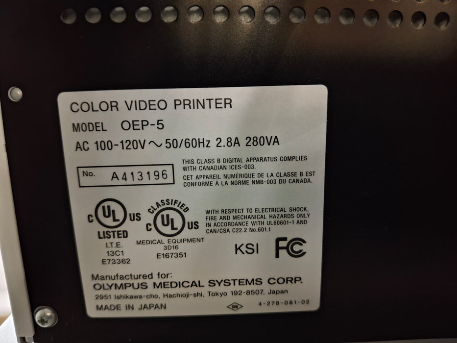 Olympus Olympus CV-180/CLV-180 Video Endoscopy System Flexible Endoscopy reLink Medical