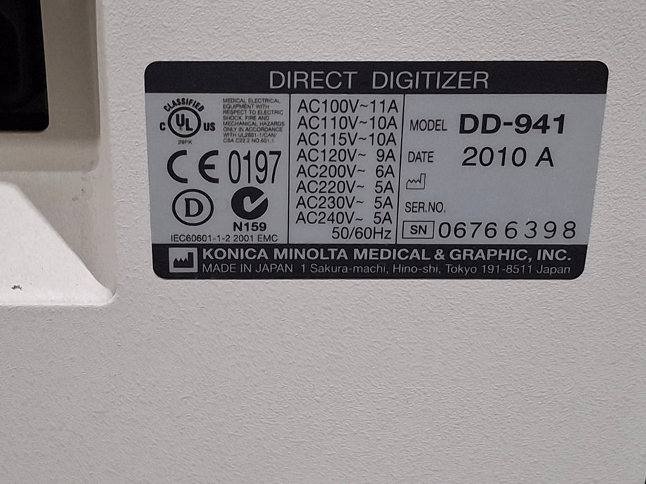 Konica Minolta Konica Minolta Regius 190 CR Reader CR and Imagers reLink Medical