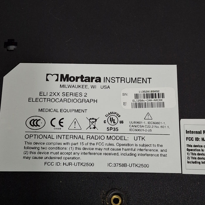 Mortara Mortara Eli 250c ECG Cardiology reLink Medical