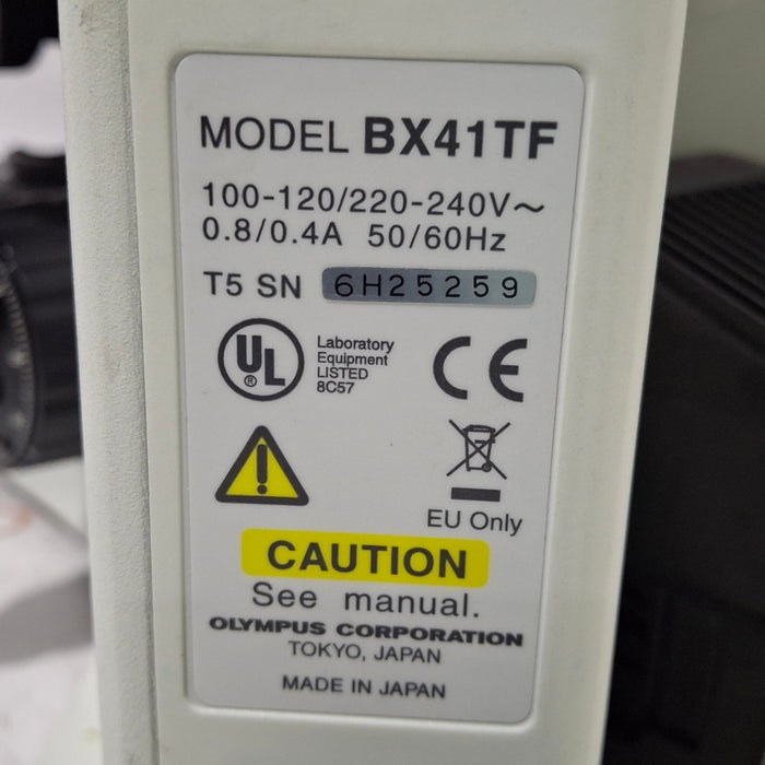 Olympus Olympus BX41TF Binocular Microscope Lab Microscopes reLink Medical