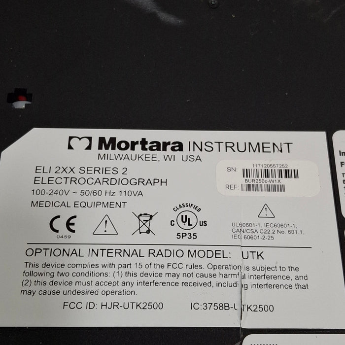 Mortara Mortara Eli 250c ECG Cardiology reLink Medical