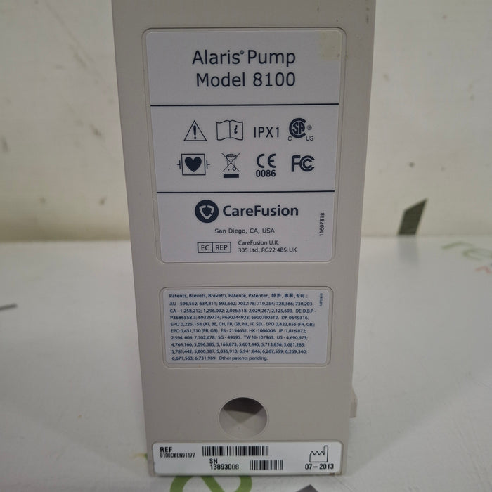 CareFusion Alaris 8100 LVP Infusion Pump Module