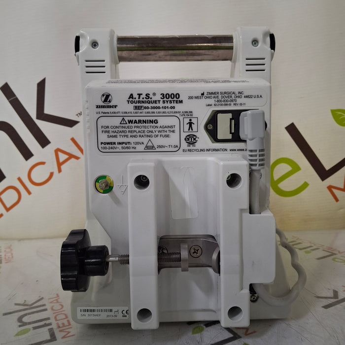 Zimmer Zimmer ATS 3000 Automatic Tourniquet System Surgical Equipment reLink Medical